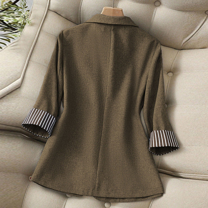 Women Rolled Cuff Blazer Artisio
