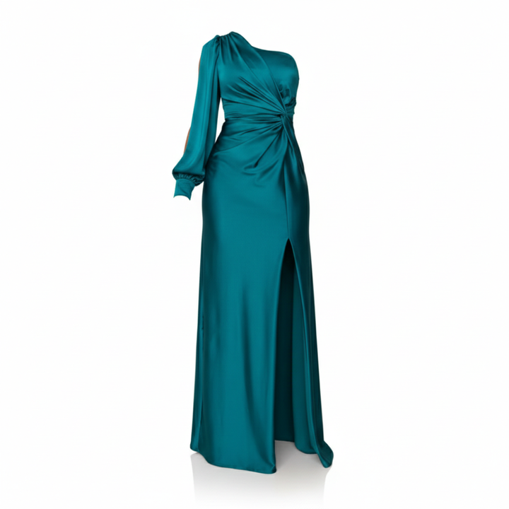 Women Side Slit Maxi Dress Artisio