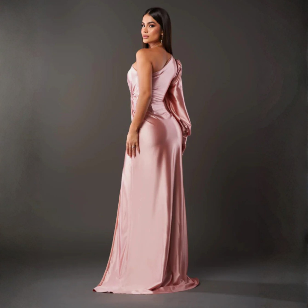 Women Side Slit Maxi Dress Artisio