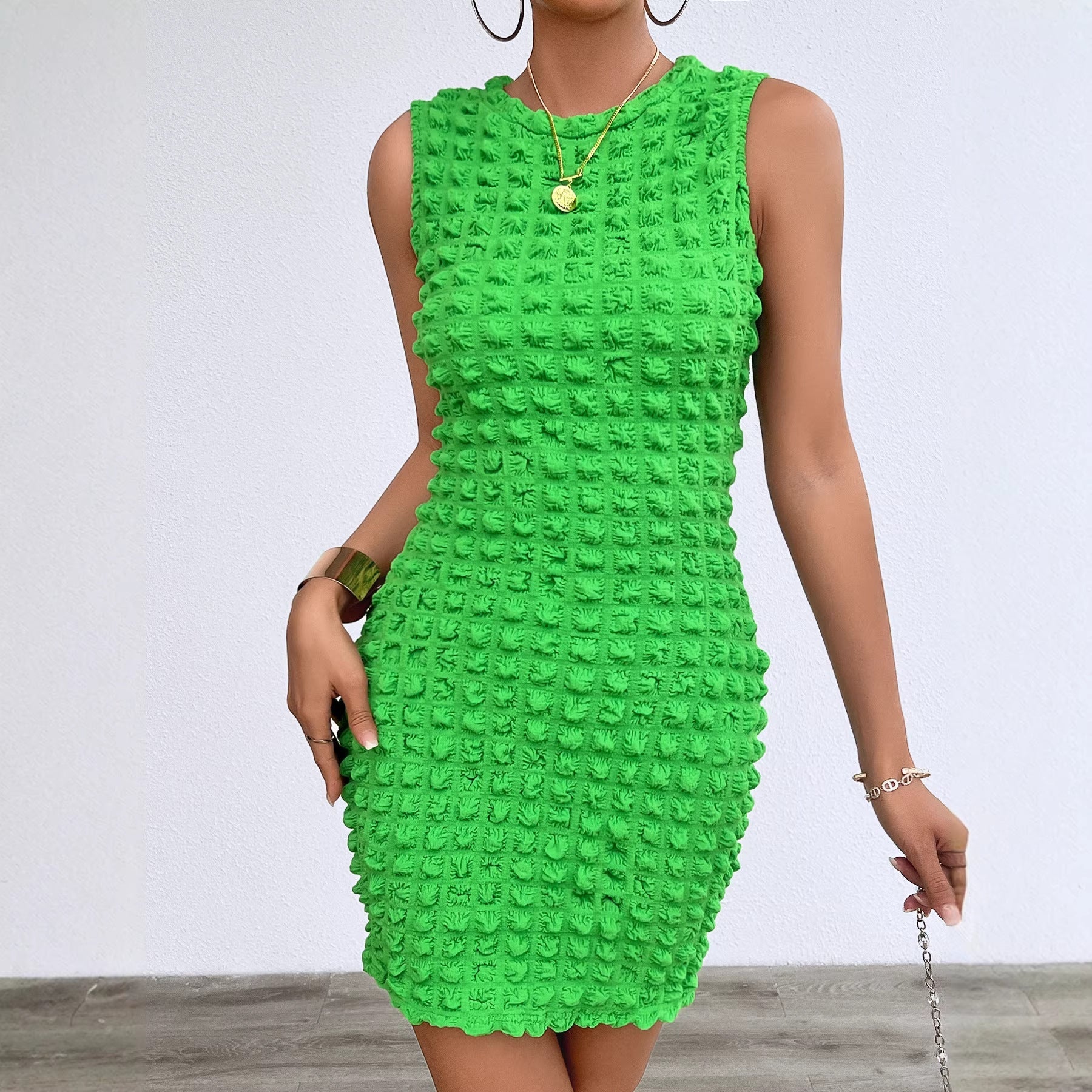 Women Sleeveless Bodycon Dress Artisio