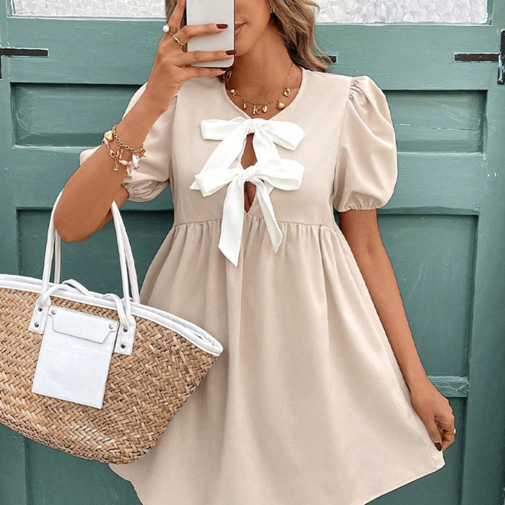 Women Soft A-Line Mini Dress Artisio