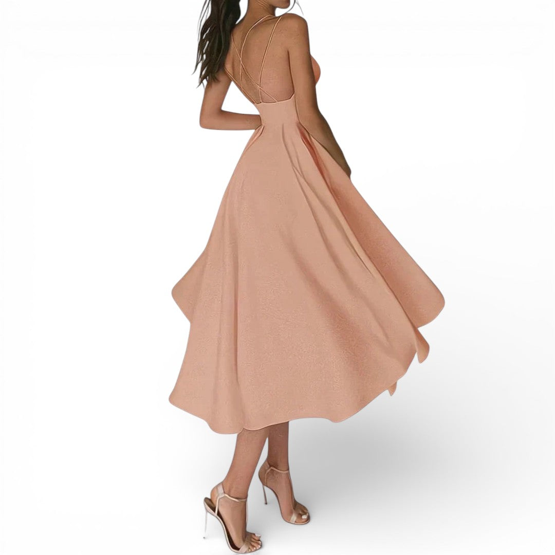 Women Strappy Midi Dress Artisio