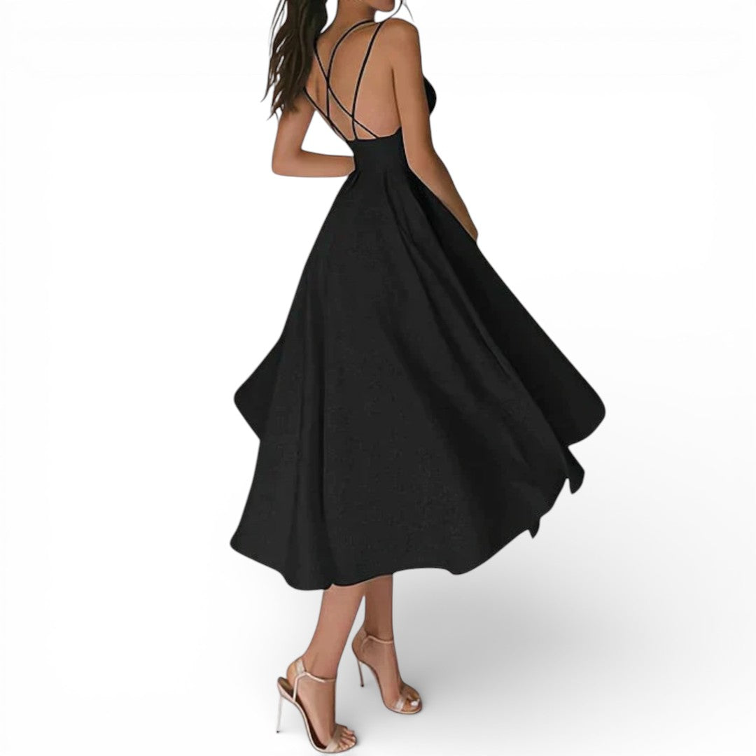 Women Strappy Midi Dress Artisio