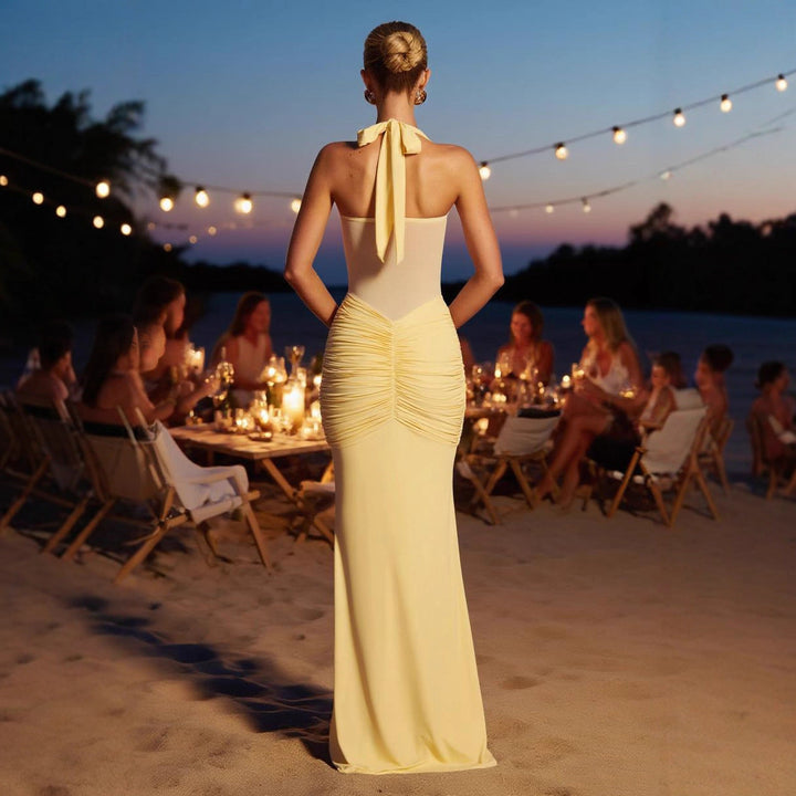 Women Sunset Party Maxi Dress Artisio