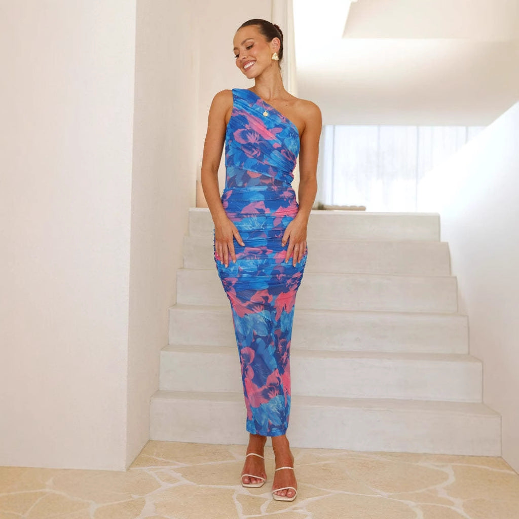 Women Vibrant Bloom Bodycon Dress Artisio