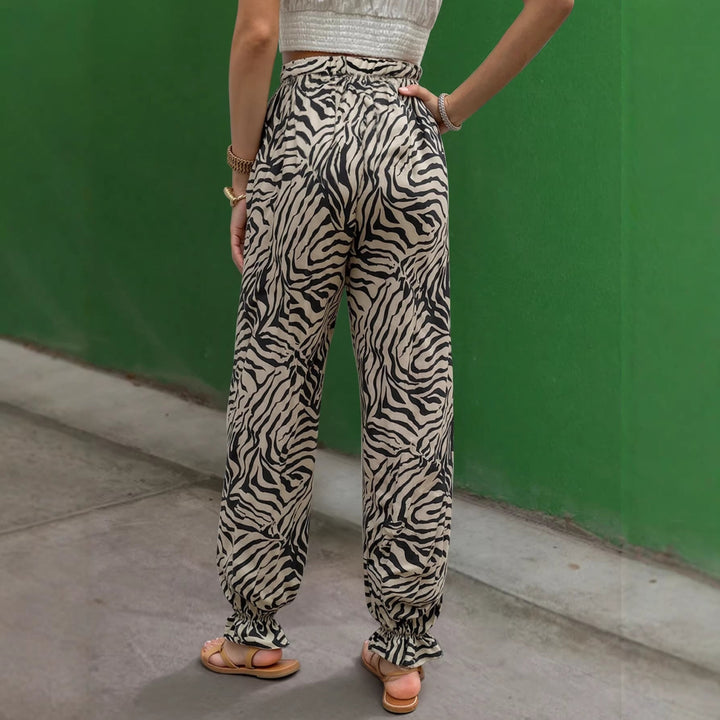 Women Vibrant Print Pants Artisio
