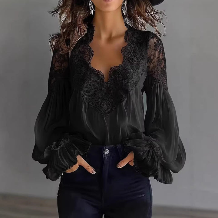 Women Vintage Lace Blouse Artisio