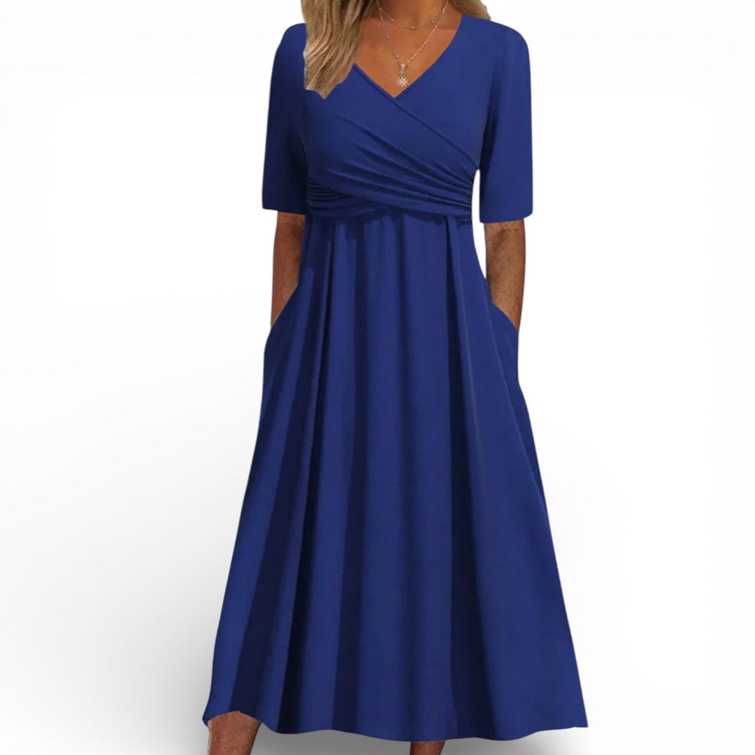 Women Wrap Maxi Dress Artisio