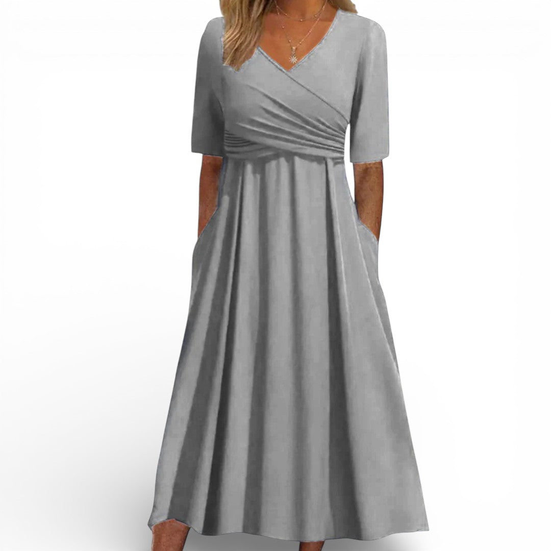 Women Wrap Maxi Dress Artisio