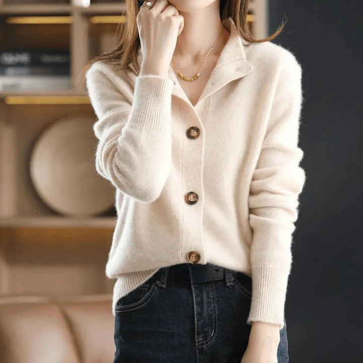 Women’s Button-Up Cashmere Cardigan