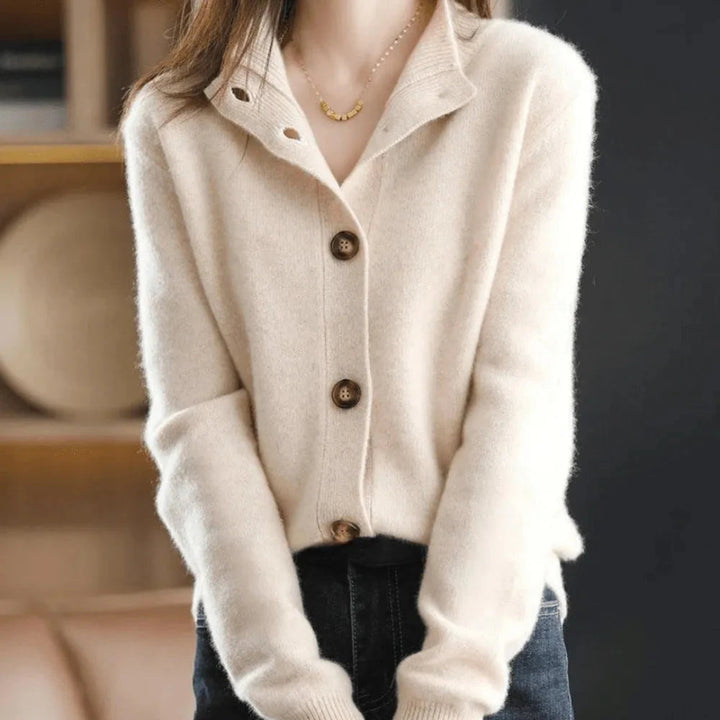 Women’s Button-Up Cashmere Cardigan