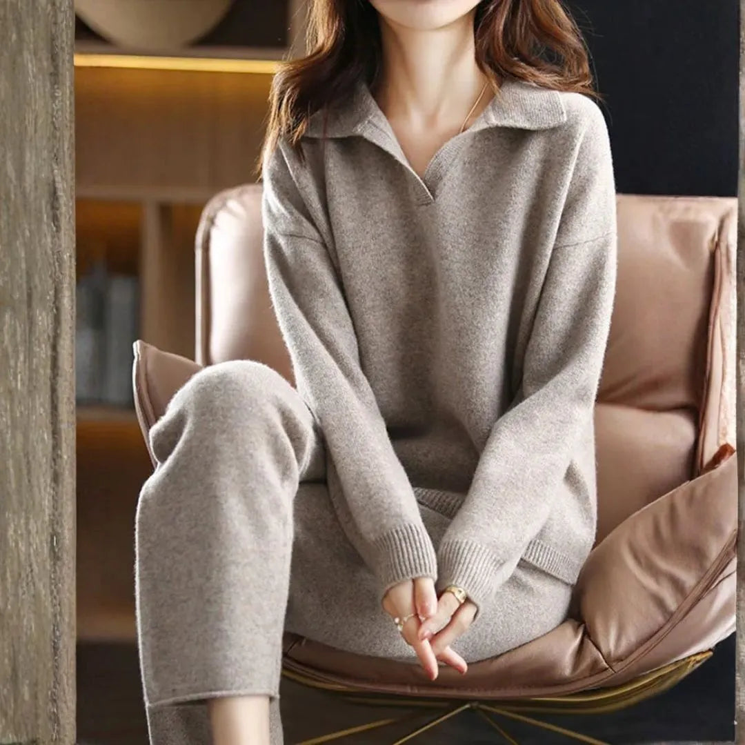 Women’s Cashmere-Blend Sweater & Pants Set Artisio