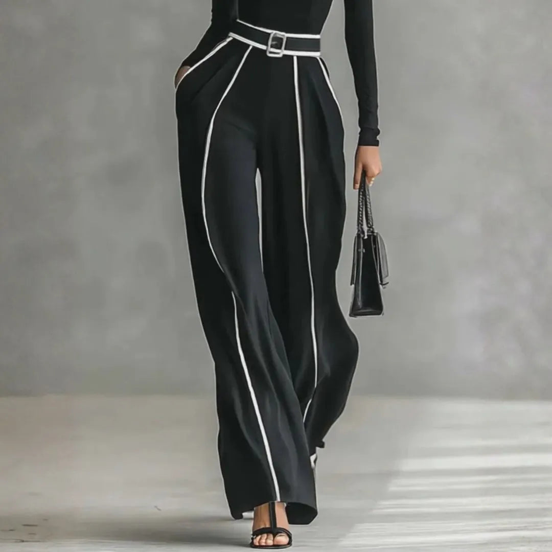 Women’s Color-Block Straight-Leg Pants Artisio