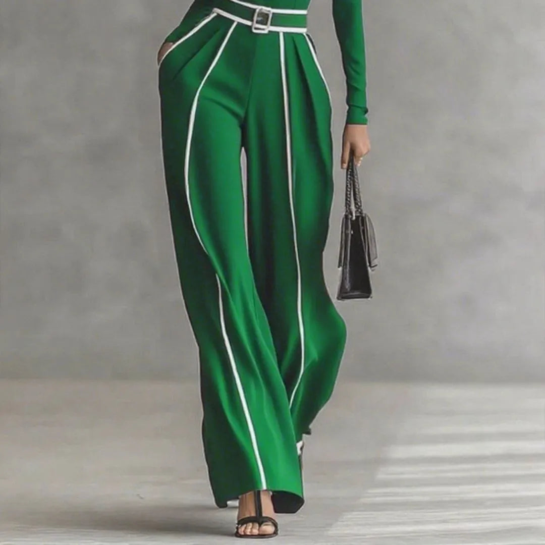 Women’s Color-Block Straight-Leg Pants Artisio