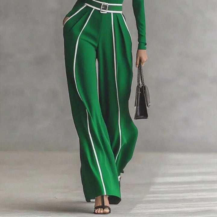 Women’s Color-Block Straight-Leg Pants Artisio