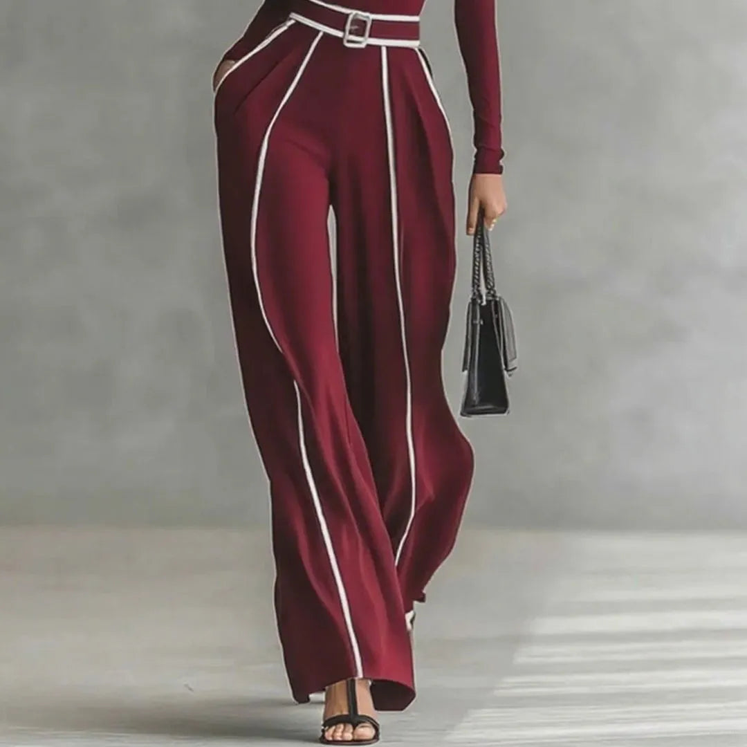 Women’s Color-Block Straight-Leg Pants Artisio