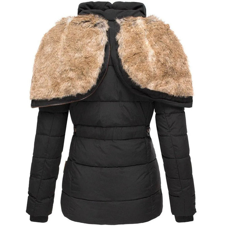 Women’s Faux-Fur Hood Padded Coat Artisio