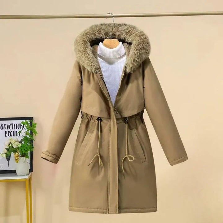 Women’s Faux-Fur Hooded Long Winter Coat Artisio