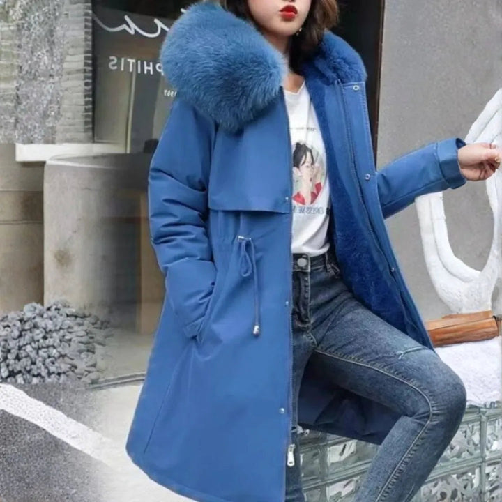 Women’s Faux-Fur Hooded Long Winter Coat Artisio