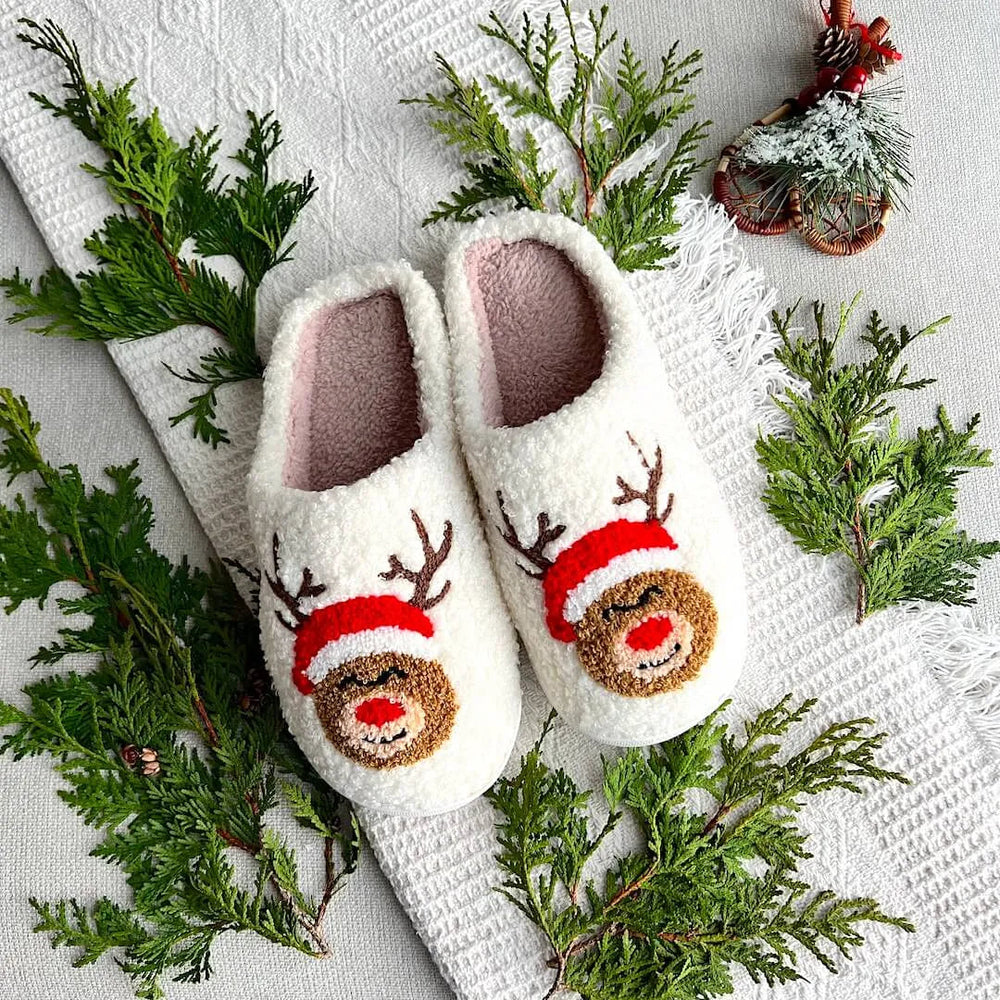 Women’s Holiday Plush Slippers Artisio