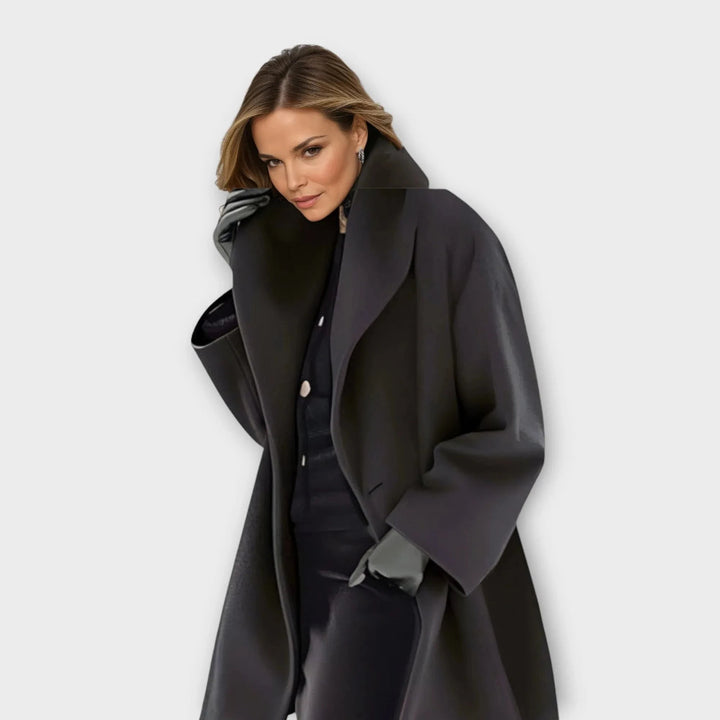 Women's Knee-Length Wool Coat Artisio