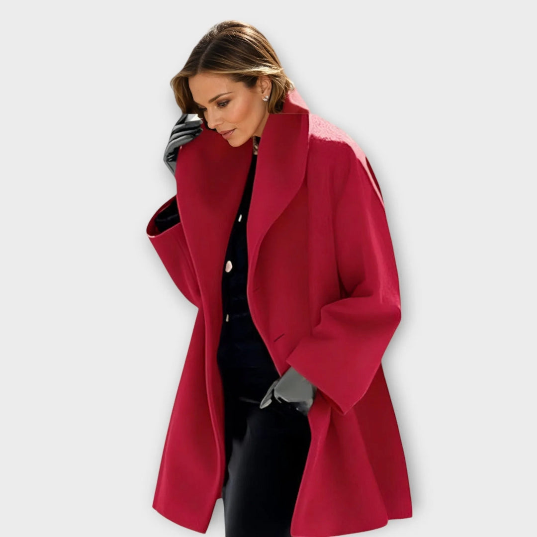 Women's Knee-Length Wool Coat Artisio