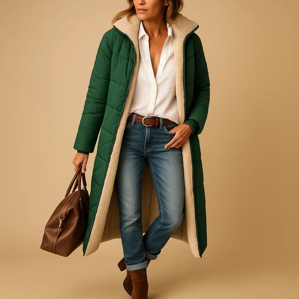 Women’s Long Quilted Puffer Coat Artisio