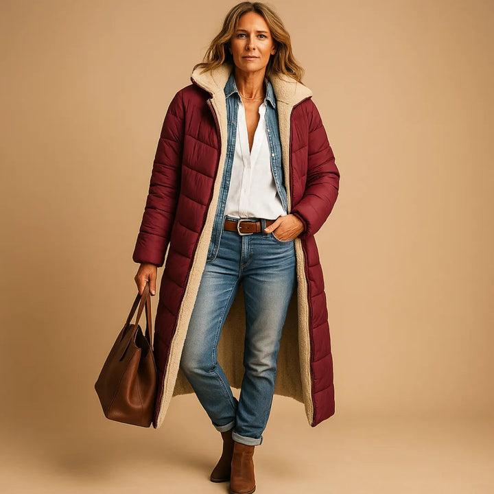 Women’s Long Quilted Puffer Coat Artisio