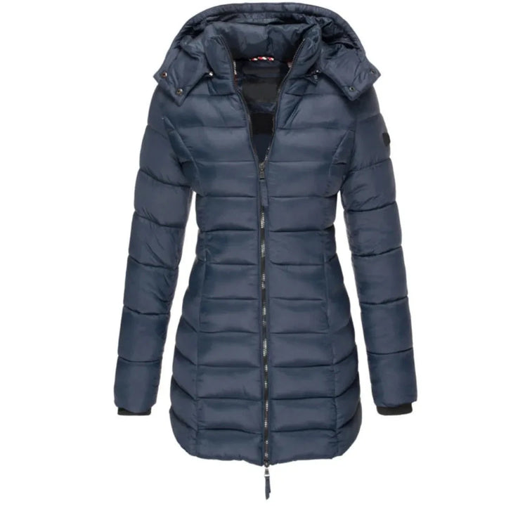Warm Women's Down Jacket with Hood - Olivia Artisio