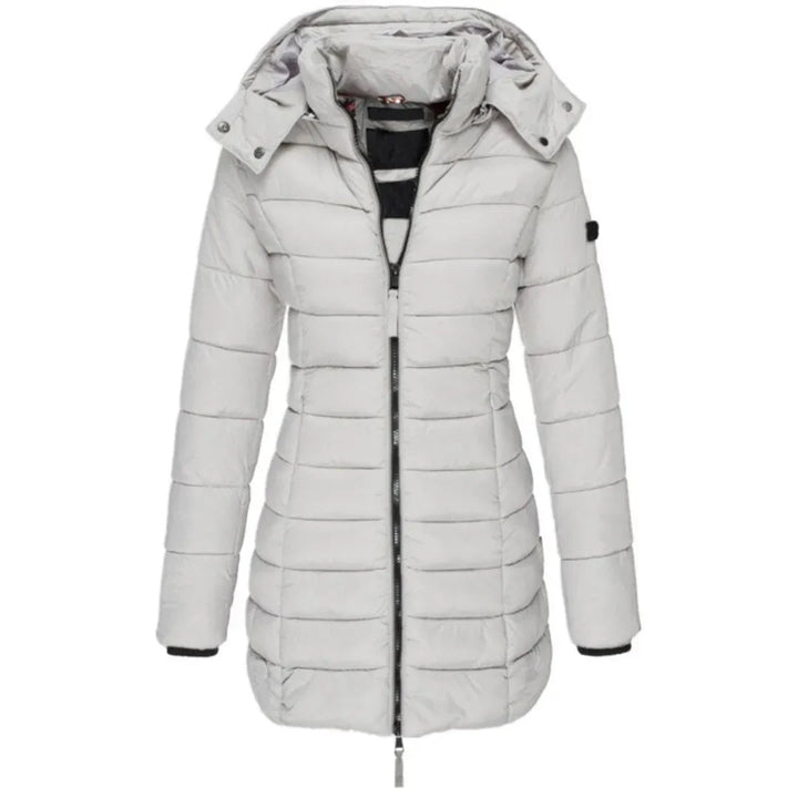 Warm Women's Down Jacket with Hood - Olivia Artisio