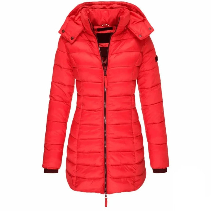 Warm Women's Down Jacket with Hood - Olivia Artisio