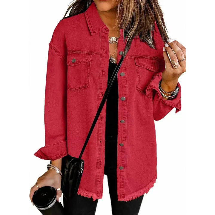 Women’s Oversized Denim Shirt Jacket