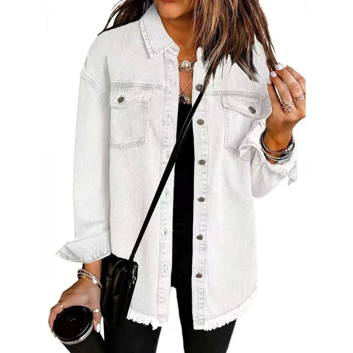 Women’s Oversized Denim Shirt Jacket