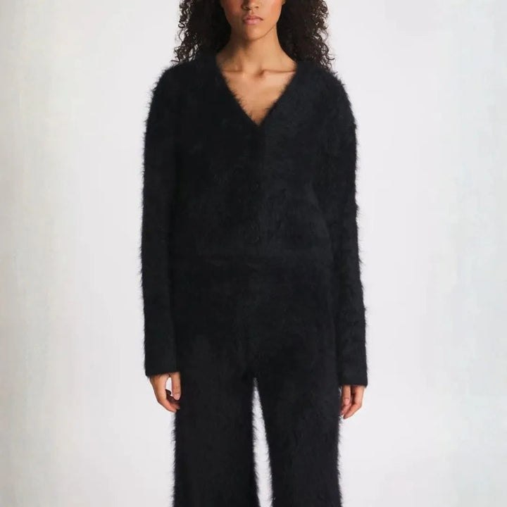 Women’s Oversized Fluffy Knit Cardigan Artisio