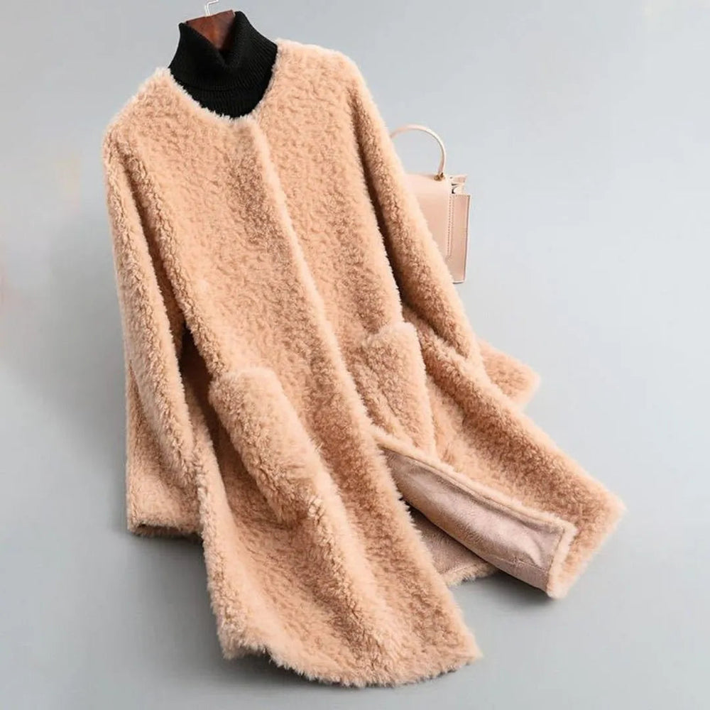 Women’s Shearling Fur Coat Artisio