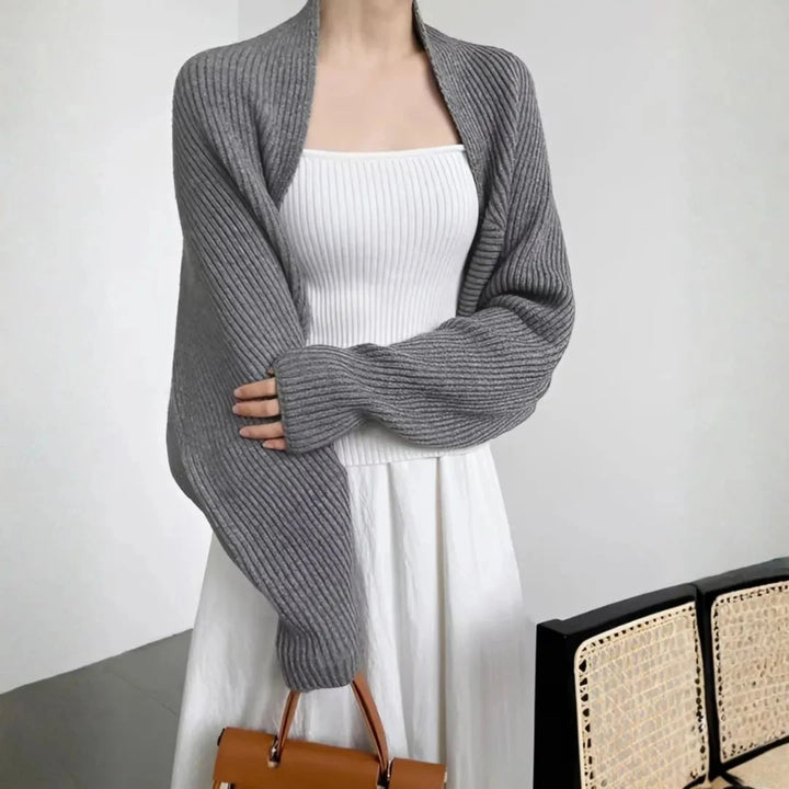 Women’s Soft Ribbed Shrug Cardigan