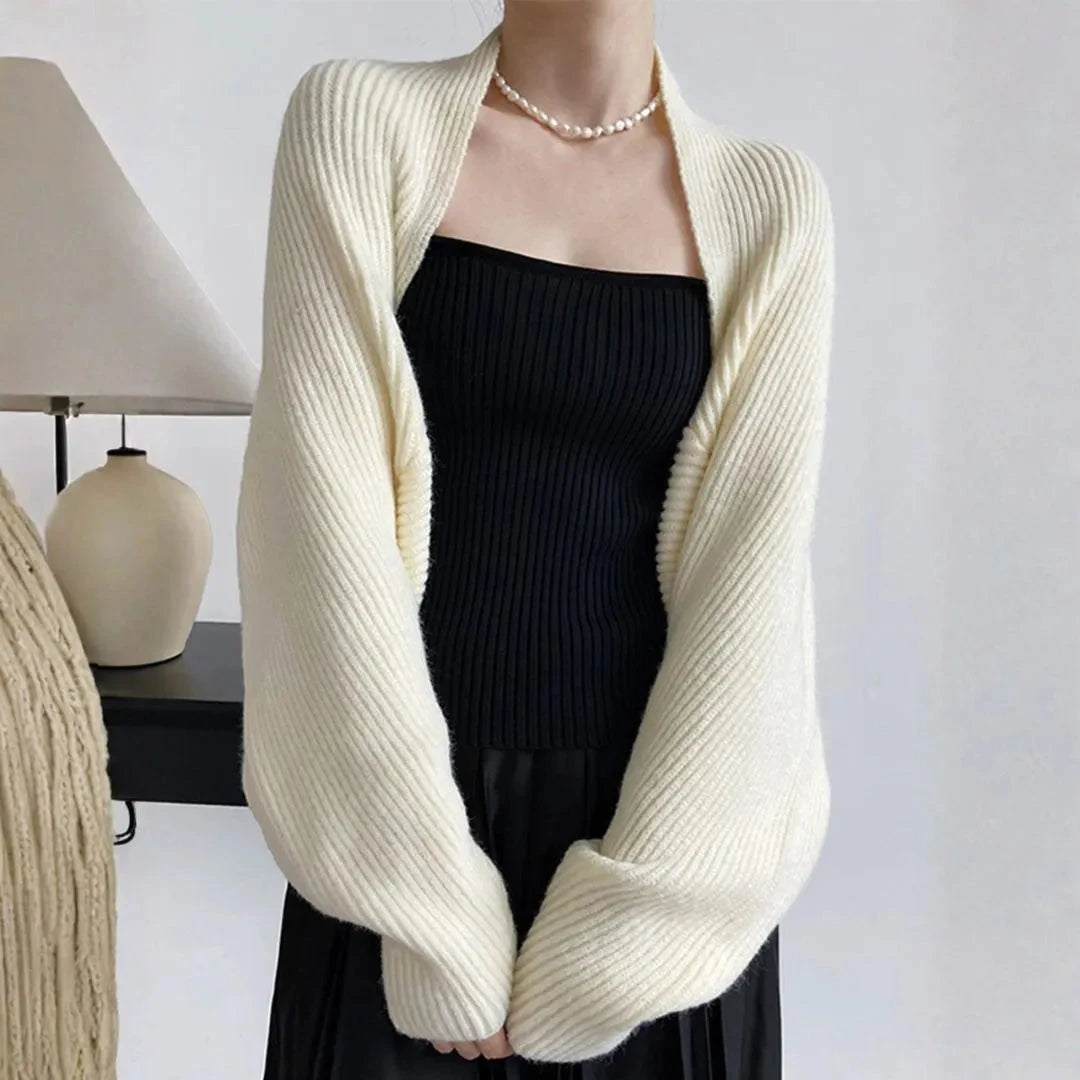 Women’s Soft Ribbed Shrug Cardigan