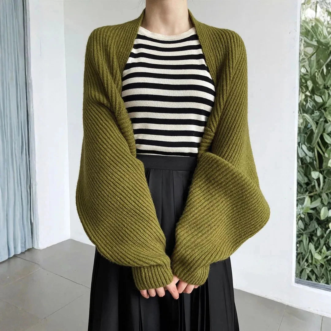 Women’s Soft Ribbed Shrug Cardigan