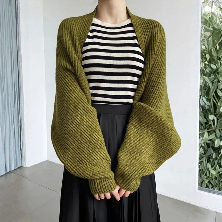 Women’s Soft Ribbed Shrug Cardigan