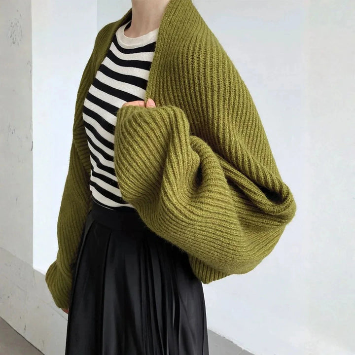 Women’s Soft Ribbed Shrug Cardigan