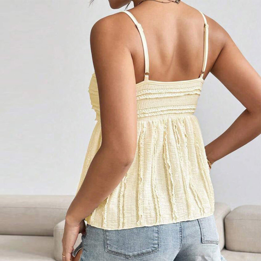 Women Spaghetti Strap Top Artisio