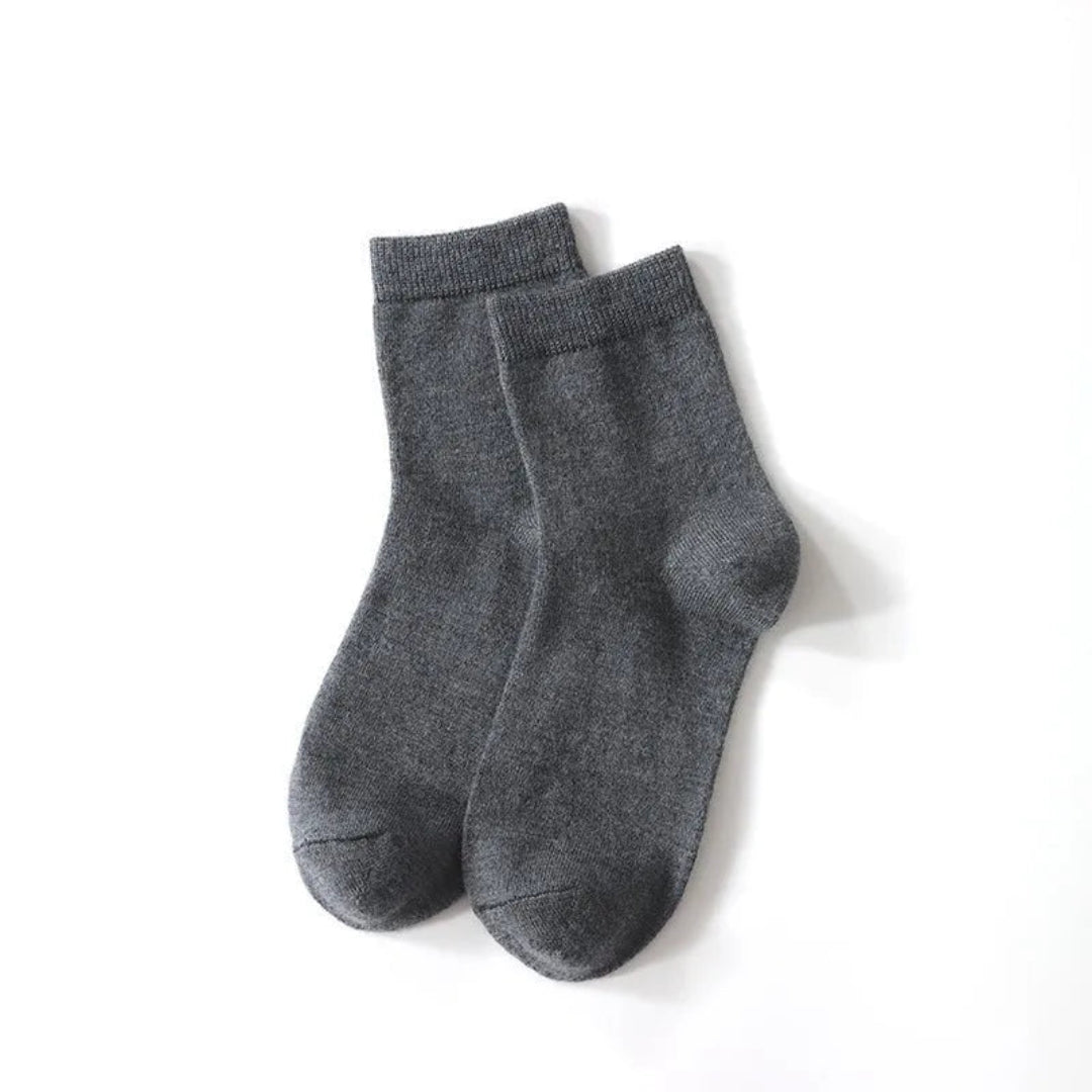 Wool Knitted Mid-Calf Women's Socks