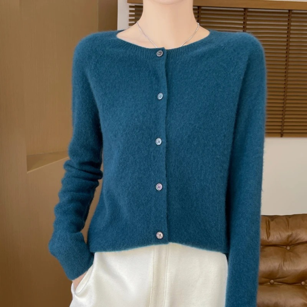 Amara Merino Wool Cardigan