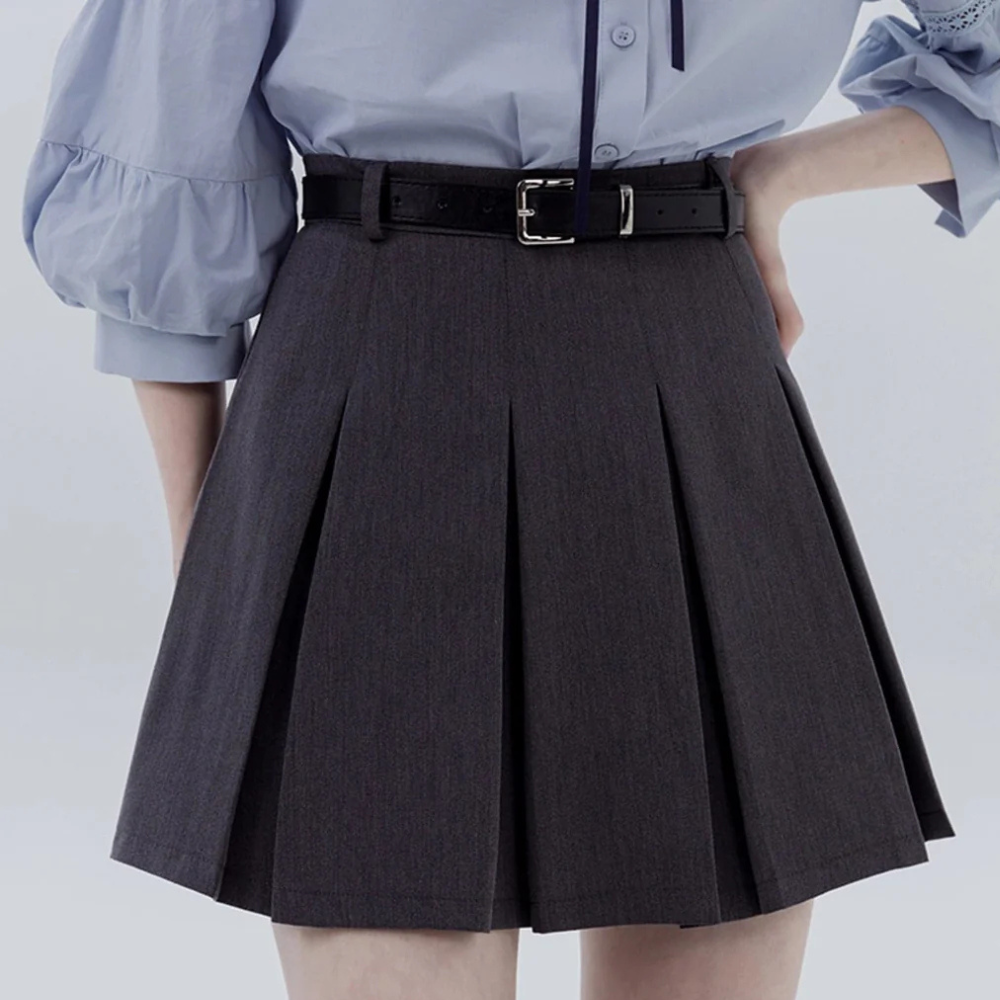 Amelia Pleated Mini Skirt