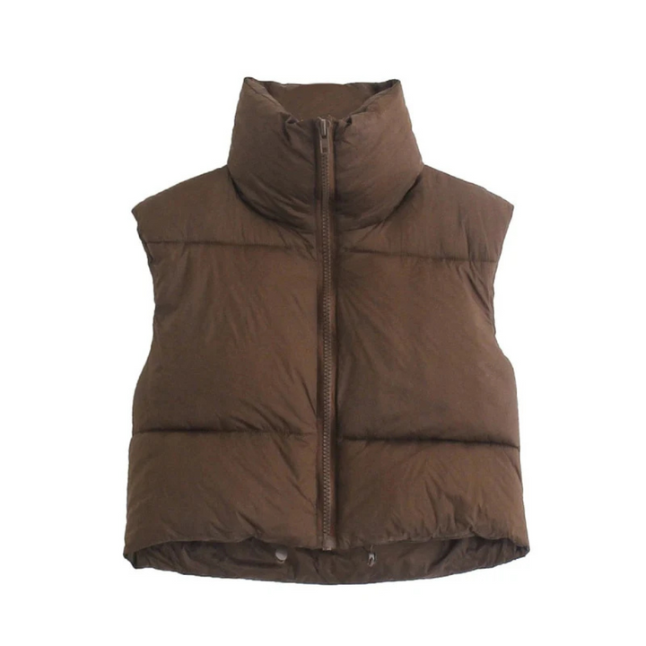 Ariana Cropped Puffer Vest