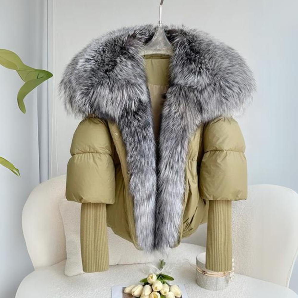 Aurora Down Fur Puffer Jacket