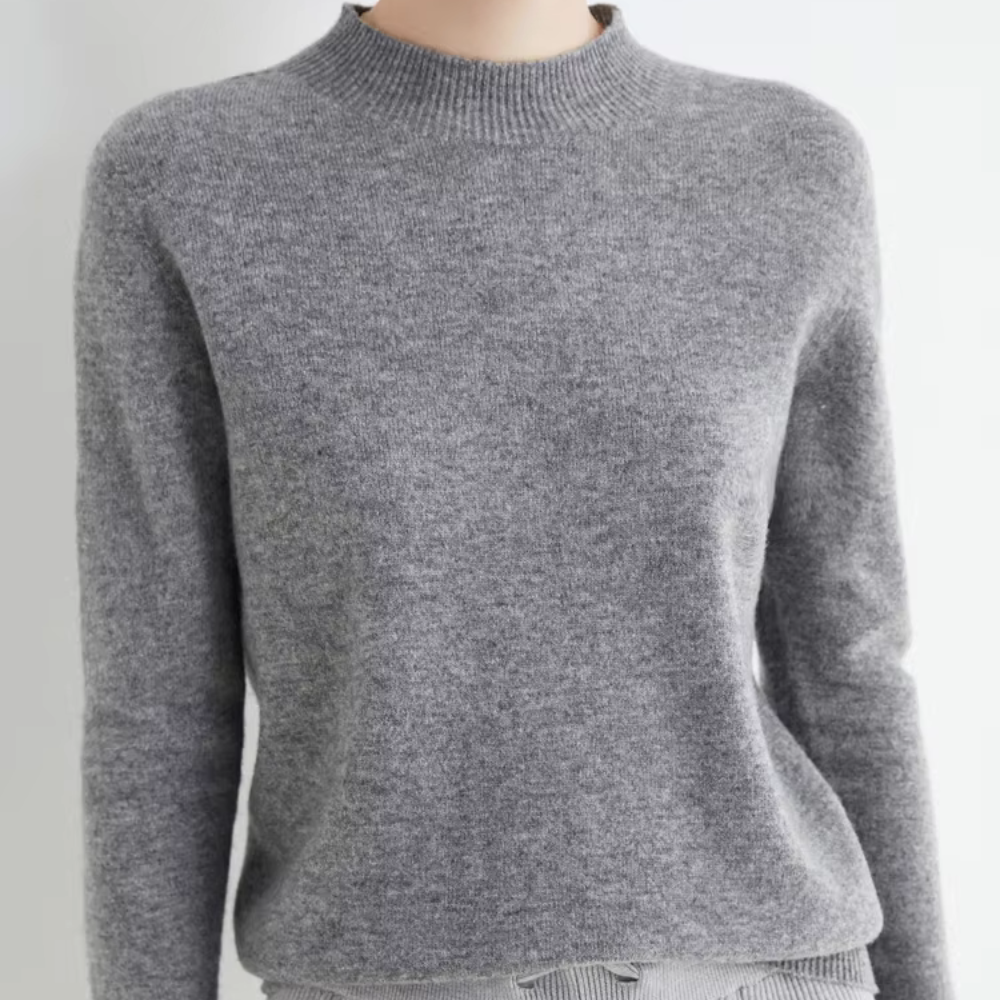 Caroline Mock Cashmere Women Sweater