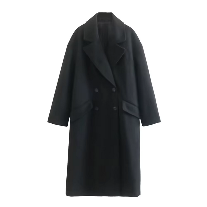 Chloe Double-Breasted Long Coat