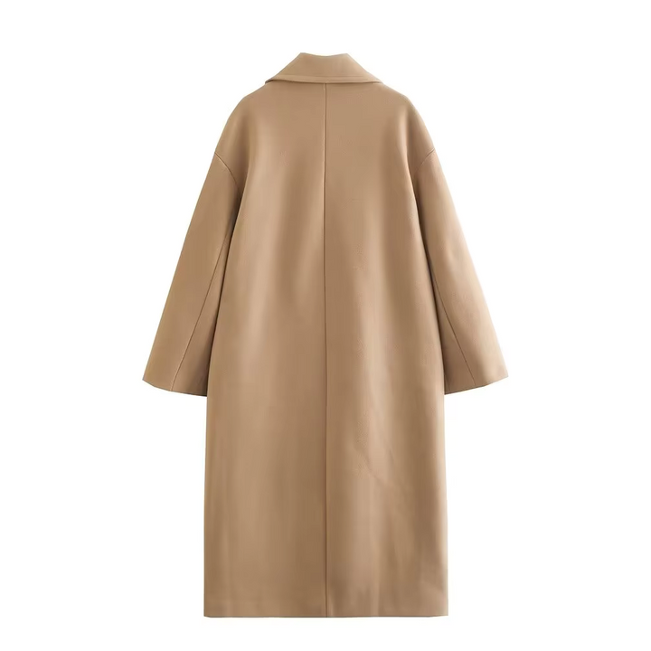 Chloe Double-Breasted Long Coat