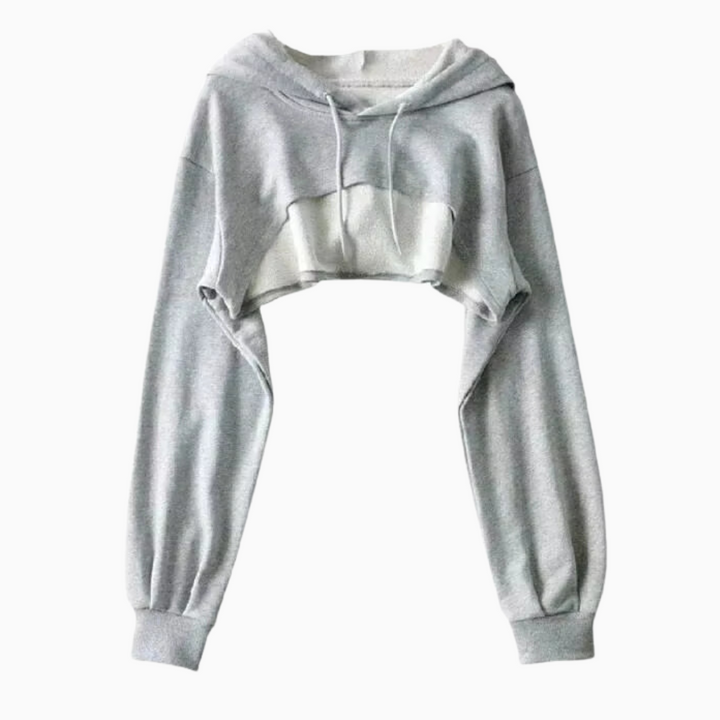 Cleo Low Hem Drawstring Hoodie